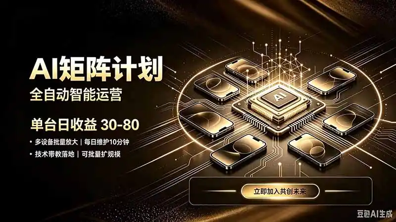 AI智能对话,矩阵规模化创业,全程技术扶持,长久稳定,日入800+-云网创