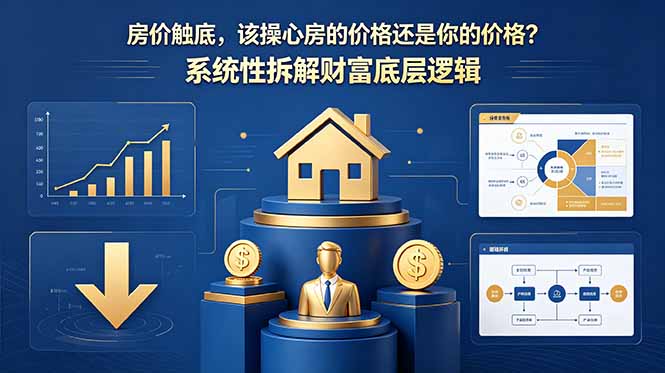 付费文章：房价触底，该操心房的价格还是你的价格？系统性拆解财富底层逻辑-云网创