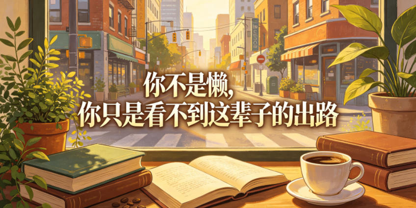 付费文章：你不是懒，你只是看不到这辈子的出路-云网创