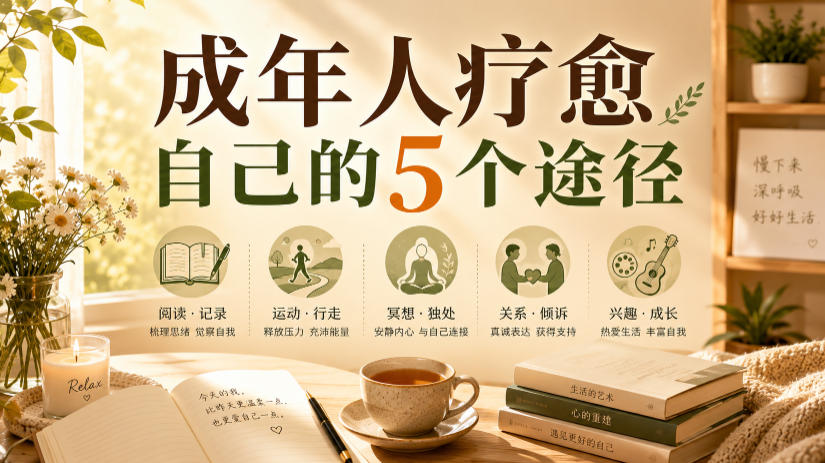 付费文章：成年人疗愈自己的5个途径-云网创
