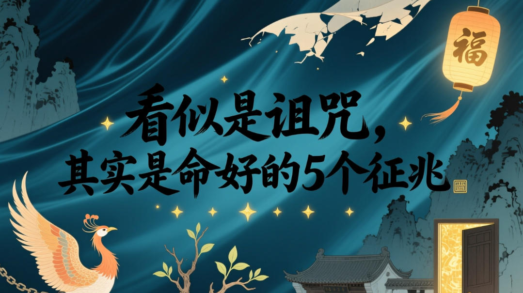 付费文章：看似是诅咒，其实是命好的5个征兆-云网创