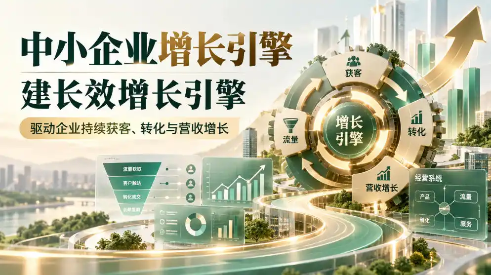 中小企业增长引擎,建长效增长引擎,驱动企业持续获客、转化与营收增长-云网创