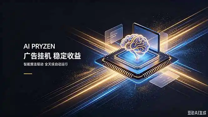 AI Pryzen 广告挂机|24小时自动跑,日入300-500,新手零门槛-云网创