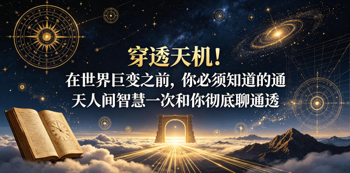 付费文章：穿透天机！在世界巨变之前，你必须知道的通天人间智慧一次和你彻底聊通透-云网创