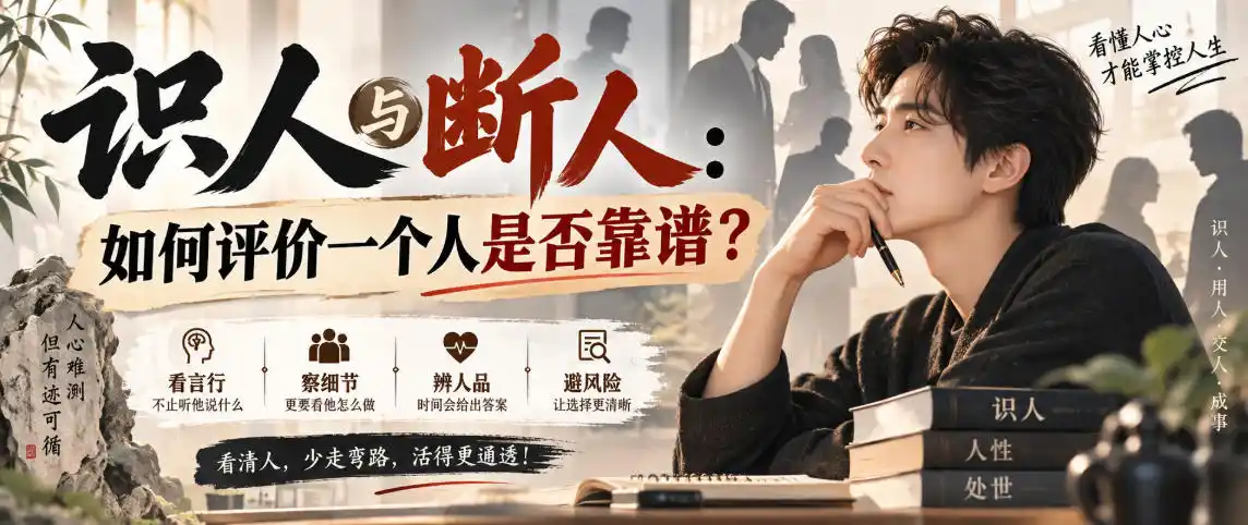 付费文章:识人与断人:如何评价一个人是否靠谱?-云网创