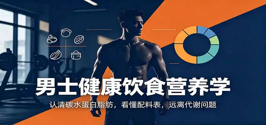 男士健康饮食营养学:认清碳水蛋白脂肪,看懂配料表,远离代谢问题-云网创