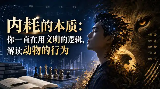 付费文章:内耗的本质:你一直在用文明的逻辑,解读动物的行为-云网创