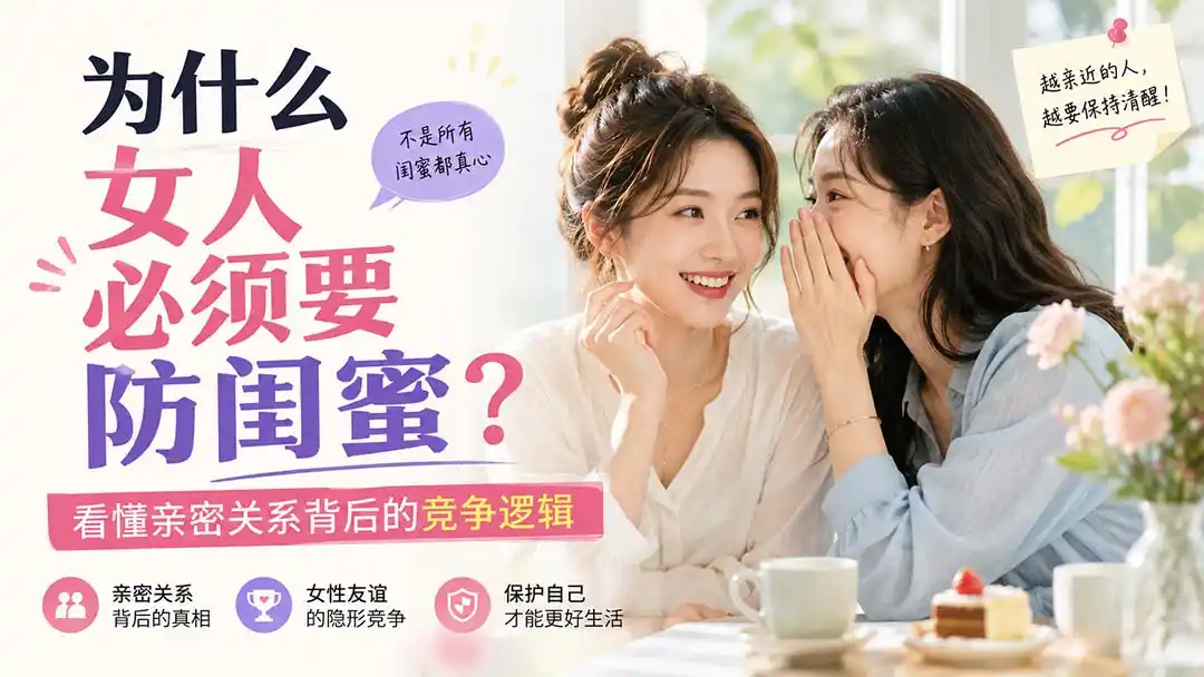 付费文章：为什么女人必须要防闺蜜？看懂亲密关系背后的竞争逻辑-云网创