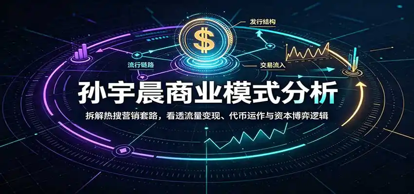 孙宇晨商业模式分析：拆解热搜营销套路，看透流量变现、代币运作与资本博弈逻辑-云网创