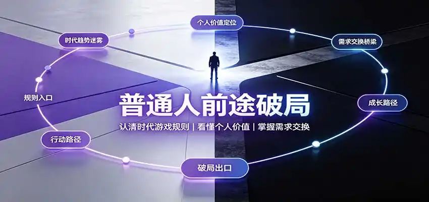 普通人前途破局：认清时代游戏规则，看懂个人价值，掌握需求交换-云网创