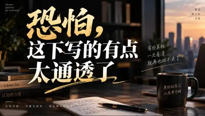 灏泽叔最新付费文章:恐怕,这下写的有点太通透了-云网创