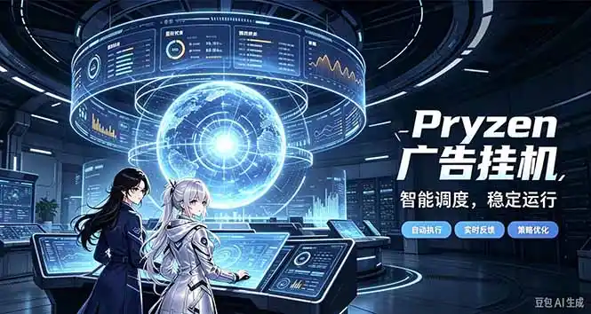 Pryzen广告全自动挂机给自己一个交代,门槛低,零基础小白也可以快速上手-云网创
