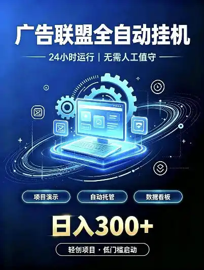 广告联盟全自动挂G，24小时自动运行，无需人工值守，日收200－500+【揭秘】-云网创