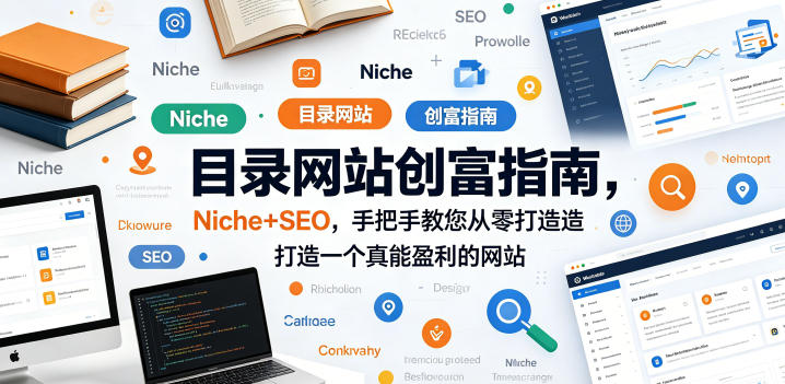 目录网站创富指南，Niche+SEO，手把手教您从零打造打造一个真能盈利的网站【原创双语字幕】-云网创