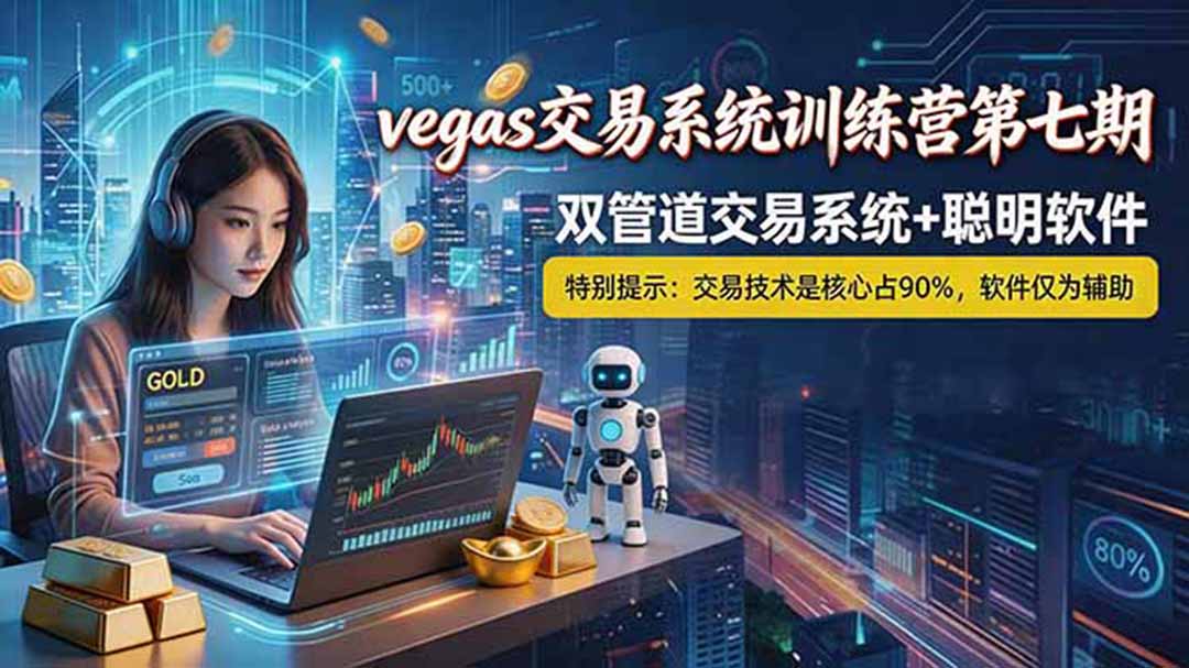 【海外美金AI搬砖】Vegas交易技术+聪明软件， 黄金期货日赚50-1000U， 长期稳定，小白轻松上手-云网创