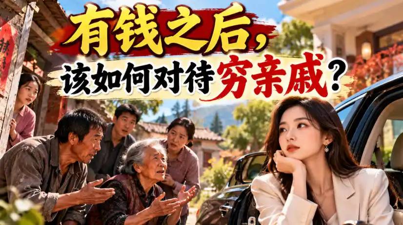 某公众号付费文章:有钱之后,该如何对待穷亲戚?-云网创