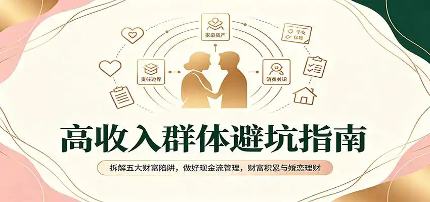 高收入群体避坑指南:拆解五大财富陷阱,做好现金流管理,财富积累与婚恋理财-云网创