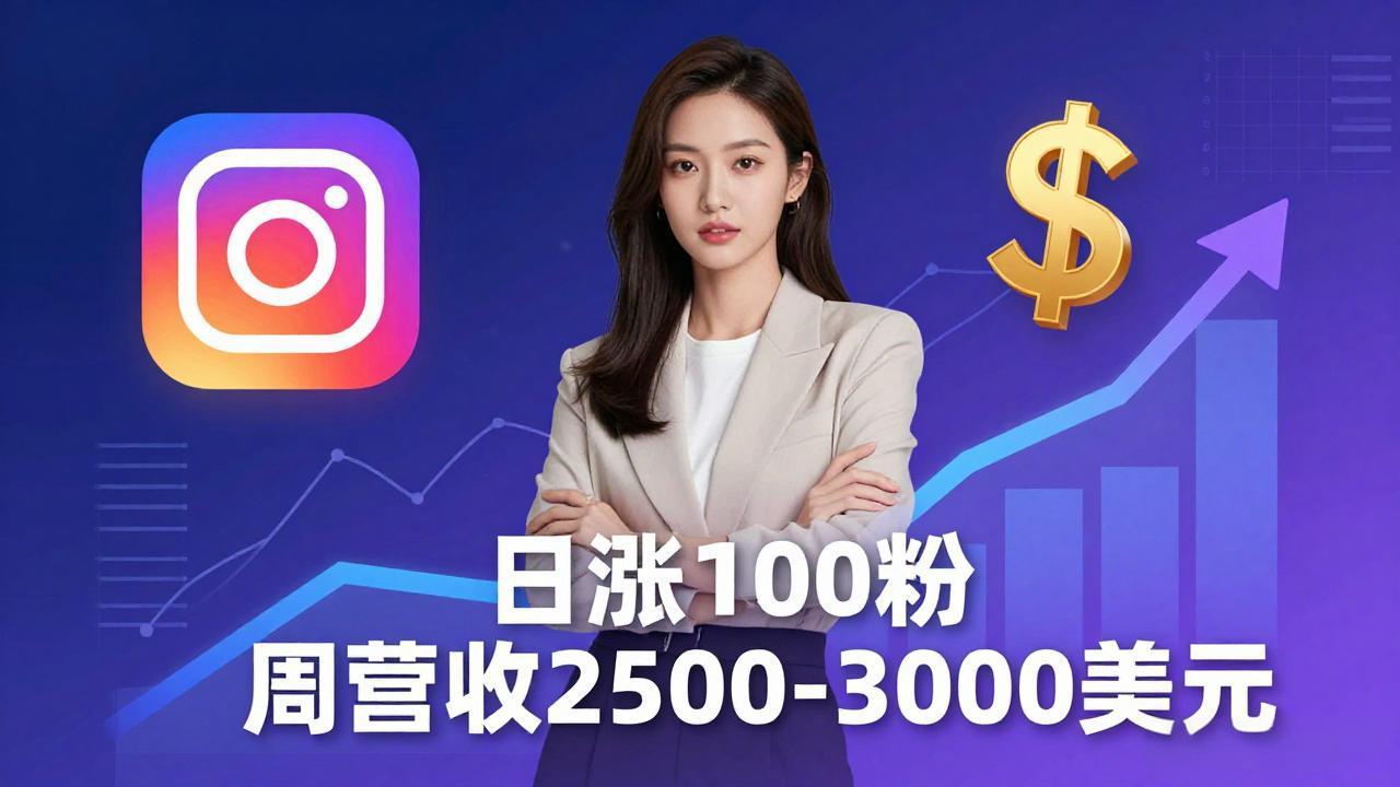 想做数字产品？Sheri亲授：日涨100粉、每周2500至3000美元的营收，Instagram躺着赚-云网创