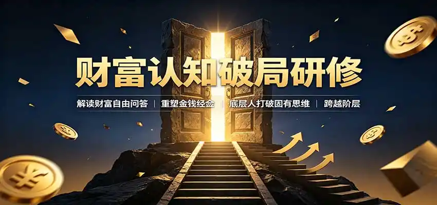 财富认知破局研修：解读”孙割”，重塑金钱观念，底层人打破固有思维跨越阶层-云网创