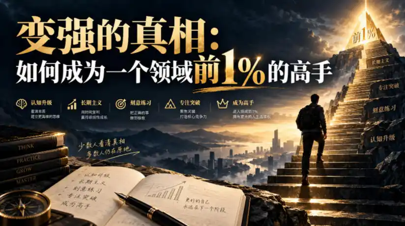 付费文章:变强的真相:如何成为一个领域前1%的高手-云网创