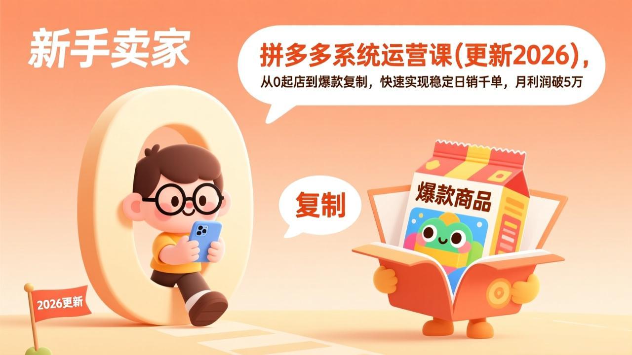 拼多多系统运营课(更新4月-云网创