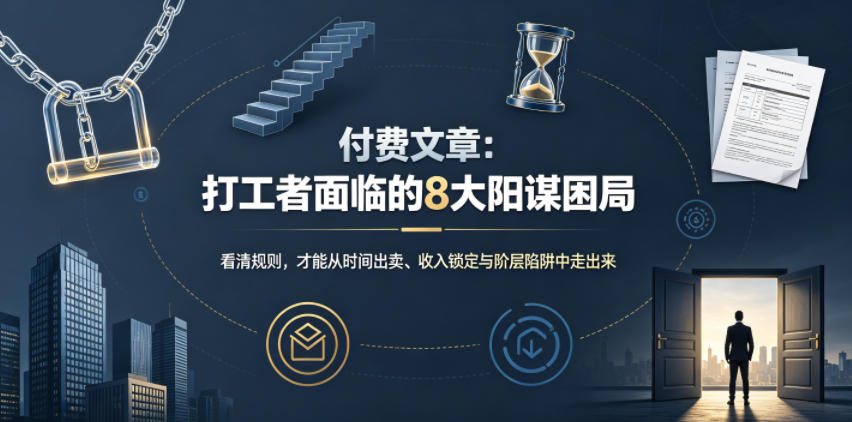 付费文章：打工者面临的8大阳谋困局-云网创