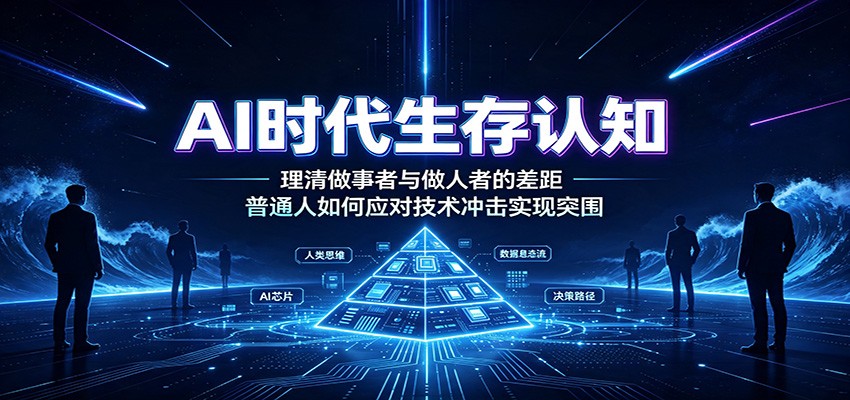 AI时代生存认知：理清做事者与做人者的差距，普通人如何应对技术冲击实现突围-云网创