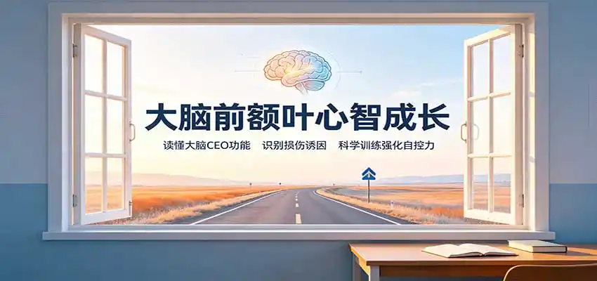 大脑前额叶心智成长：读懂大脑CEO功能，识别损伤诱因，科学训练强化自控力-云网创