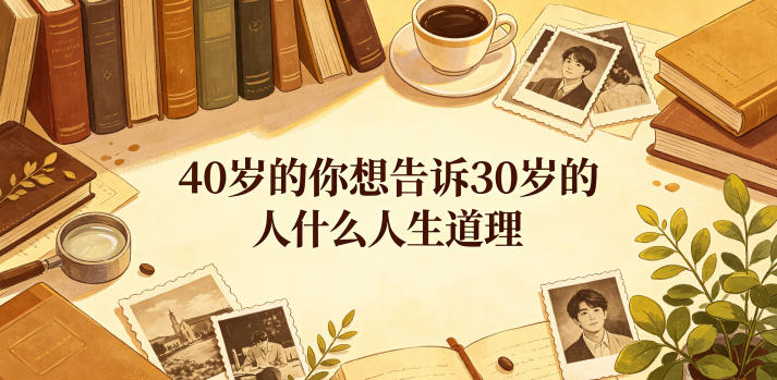 公众号付费文章：40岁的你想告诉30岁的人什么人生道理？-云网创