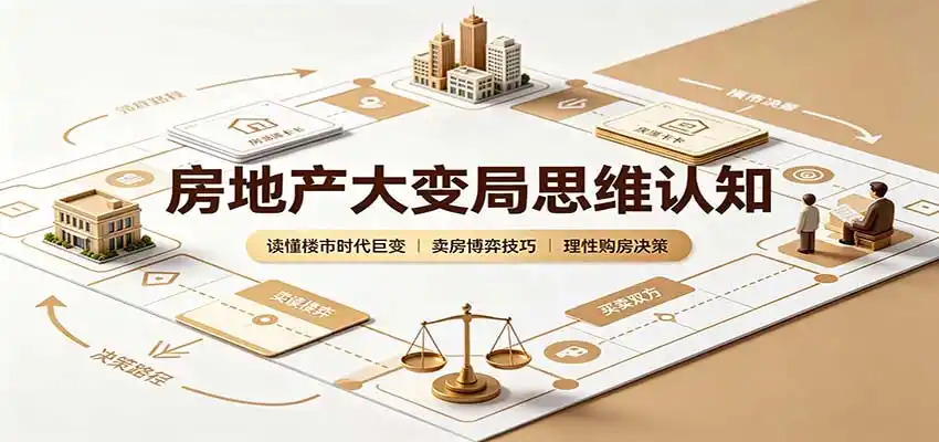 房地产大变局思维认知：读懂楼市时代巨变，卖房博弈技巧，理性购房决策-云网创