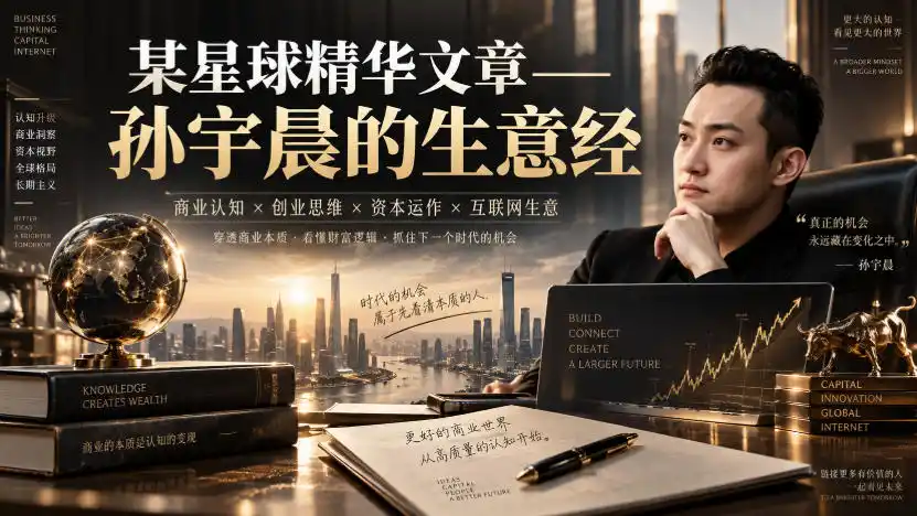 某星球精华文章——孙宇晨的生意经-云网创