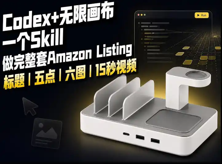 我用一个Codex Skill做完Amazon Listing:标题、五点、六图和视频全流程-云网创